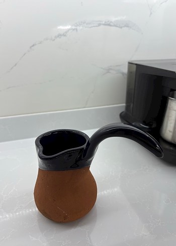 Kahverengi ve koyu renk seramik fincan seti - Görsel 2