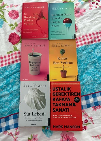 Esra Ezmeci ve Mark Manson Kitap Seti