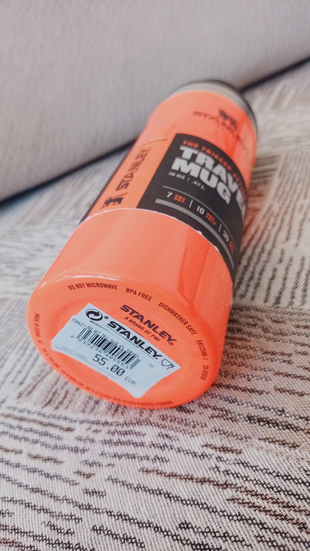 Stanley Turuncu neon Seyahat Termosu 470 ml - Görsel 2