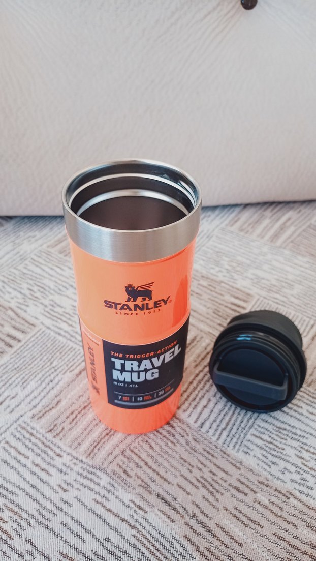 Stanley Turuncu neon Seyahat Termosu 470 ml - Görsel 3