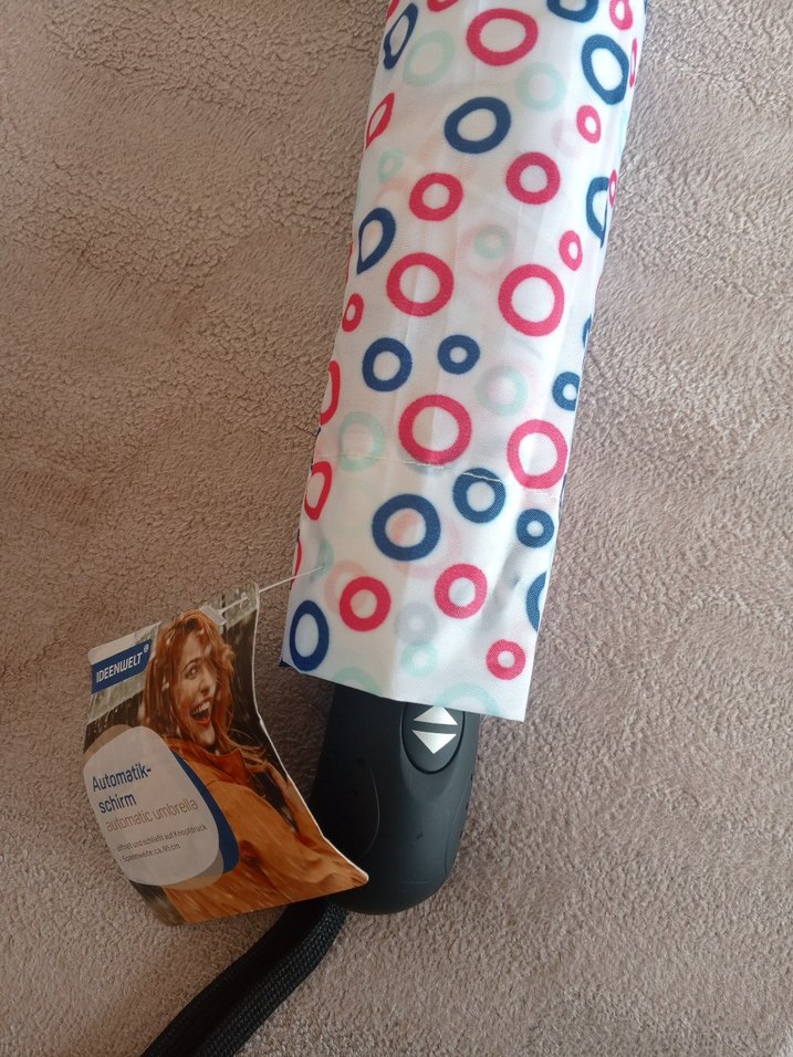 Ideenwelt Çok Renkli Kadın Şemsiye Velcro Kapamalı. otomatik - Görsel 2