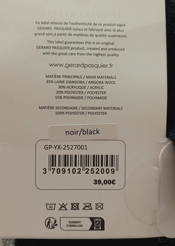 Gerard Pasquier Kürk Detaylı Gri Kadın Eldiveni - Görsel 3