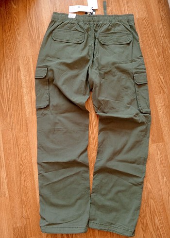 Tommy Hilfiger Haki Kemerli Regular Fit Kargo Pantolon - Görsel 8