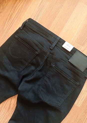 Jack Jones Erkek Siyah Regular strach Fit Kot Pantolon.31/32 bdn - Görsel 4