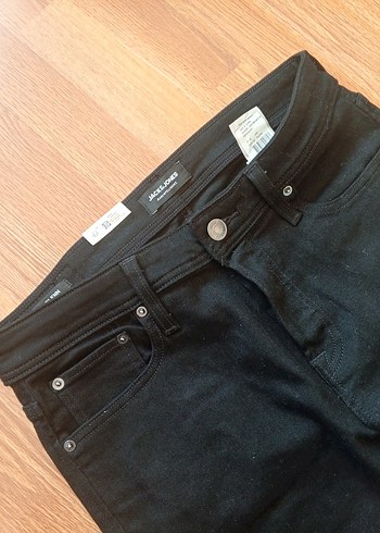 Jack Jones Erkek Siyah Regular strach Fit Kot Pantolon.31/32 bdn - Görsel 2