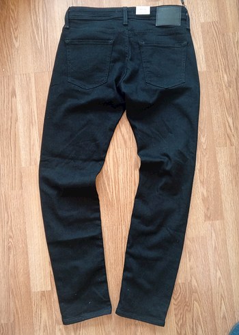 Jack Jones Erkek Siyah Regular strach Fit Kot Pantolon.31/32 bdn - Görsel 3