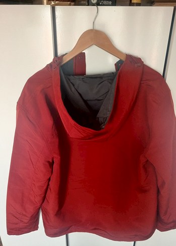 Mudo kiremit Kapüşonlu Erkek kısa parka - Görsel 8