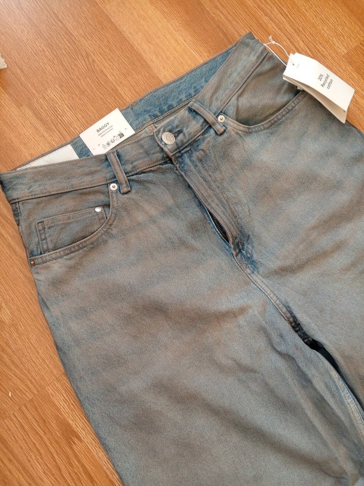 H&M Baggy erkek Denim Rahat Kesim Jean, 32/32 size - Görsel 4