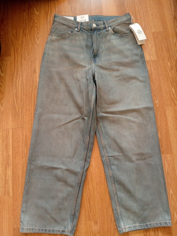 H&M Baggy erkek Denim Rahat Kesim Jean, 32/32 size - Görsel 2