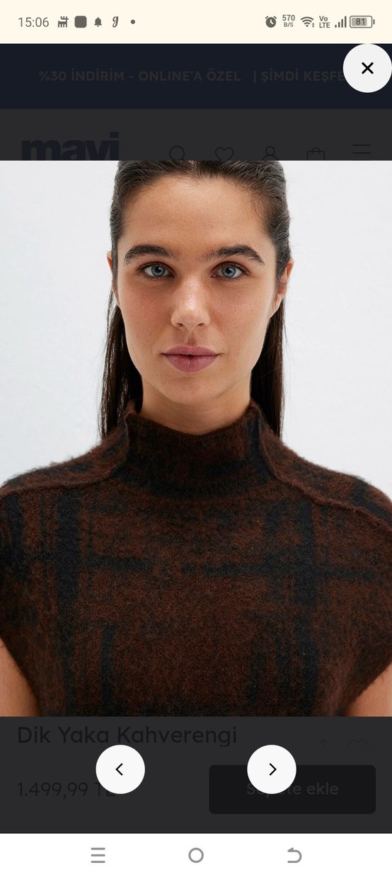 H&M scuba Londra'da fit Gri Fermuarlı erkek ceket - Görsel 5