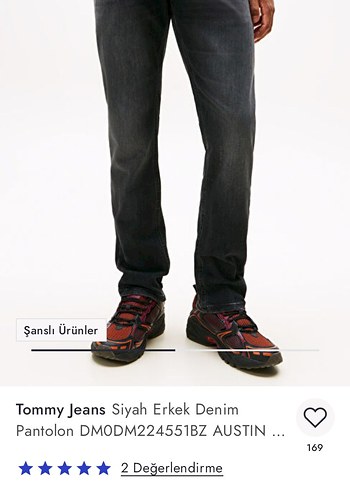 Tommy Jeans Siyah Erkek Denim Pantolon.32/32 - Görsel 8