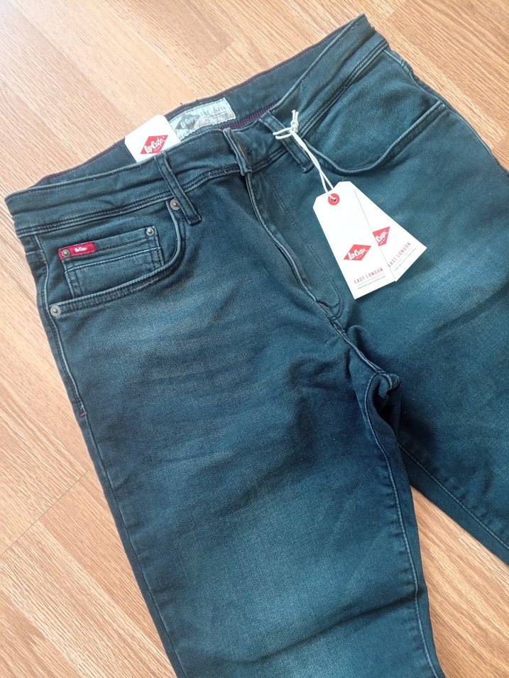 Lee Cooper Erkek Slim Straight Mavi Jean. 32/34 - Görsel 5