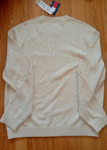 Tommy Jeans Erkek Bisiklet Yaka Triko Kazak - Görsel 5