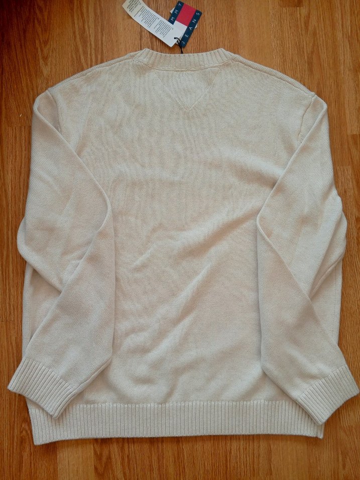 Tommy Jeans Erkek Bisiklet Yaka Triko Kazak - Görsel 5