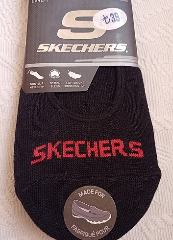universal Beden Skechers yeni sıfır 3 lu erkek babet çorap 