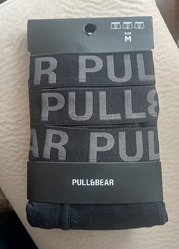 Pull and Bear yeni sezon orjinal m beden boxer set