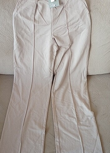 H&M yeni sezon sıfır XS beden bol paça pantalon