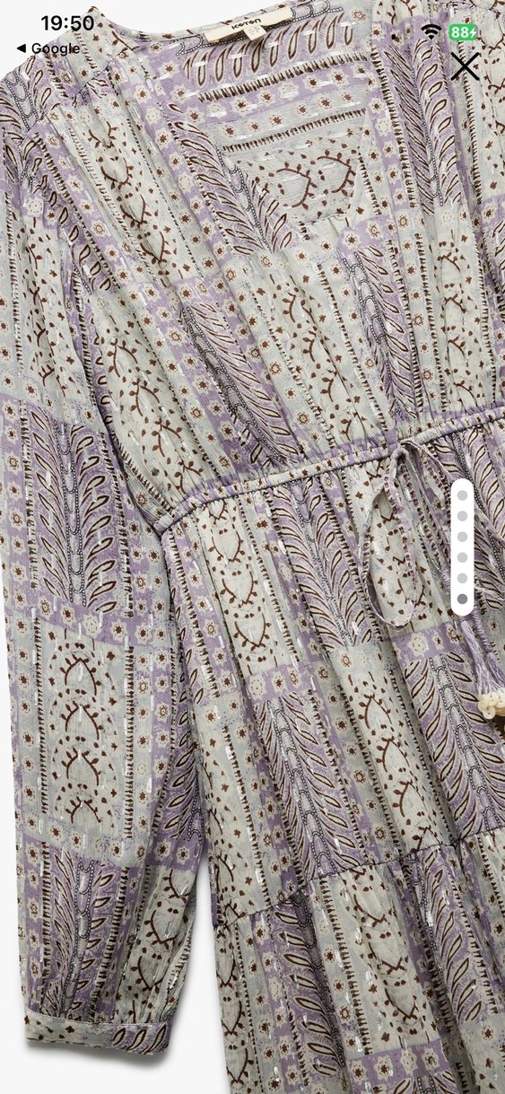 Bohem Tarz Uzun Mor Elbise - Görsel 4