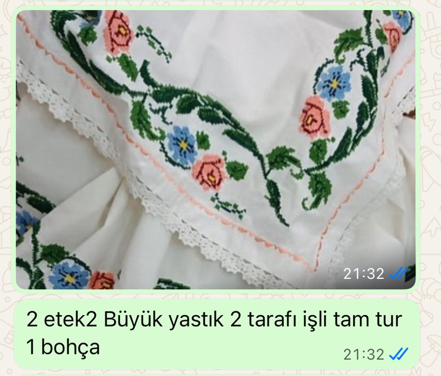 Kanaviçe takım - Görsel 3