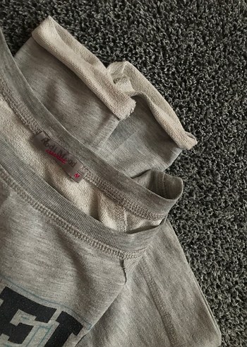 Gri Kadın Uzun Kollu Baskılı Sweatshirt - Görsel 2