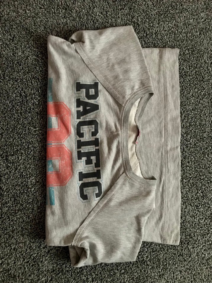 Gri Kadın Uzun Kollu Baskılı Sweatshirt - Görsel 4