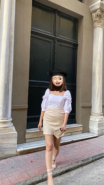 xs Beden ten rengi Renk Bej rengi etek