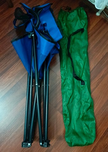 Koyu Mavi Katlanabilir Kamp Sandalyesi - Görsel 4