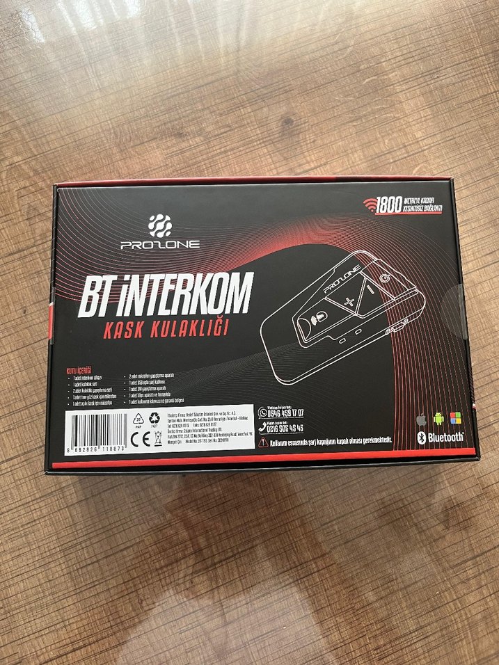 PROZONE Bluetooth Kask Kulaklığı - Görsel 2