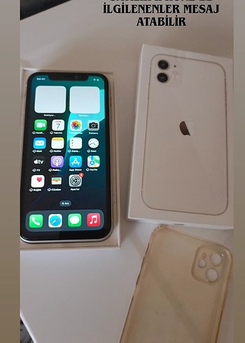 Beyaz iPhone TR CİHAZI çift kameralı - Görsel 2