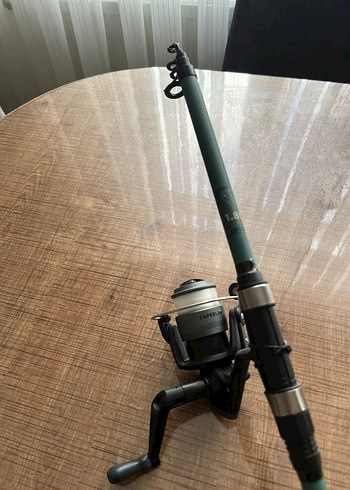 1.80 cm Hafif ve Uzun Balıkçılık Kamışı - Haki - Görsel 3