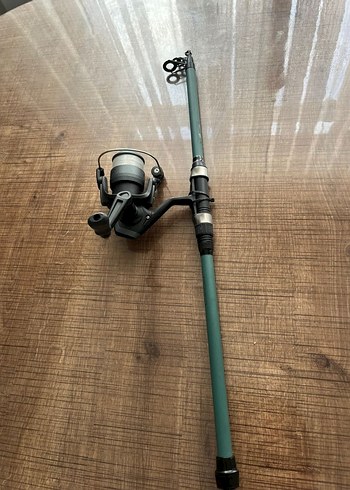 1.80 cm Hafif ve Uzun Balıkçılık Kamışı - Haki - Görsel 4