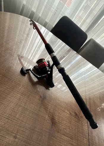 Renkli Kırmızı Teleskopik Olta Kamışı - Görsel 4