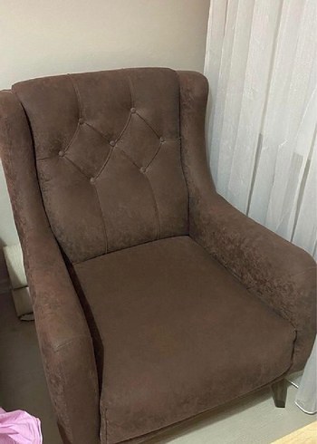 Koyu Kahverengi Modern Klasik Kanepe - Görsel 2