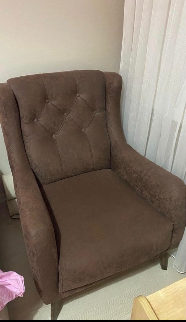 Koyu Kahverengi Modern Klasik Kanepe - Görsel 2