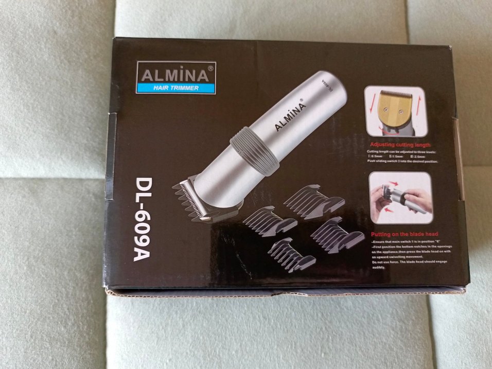 Gri Almina DL-609A Saç Sakal Kesme Makinesi - Görsel 2
