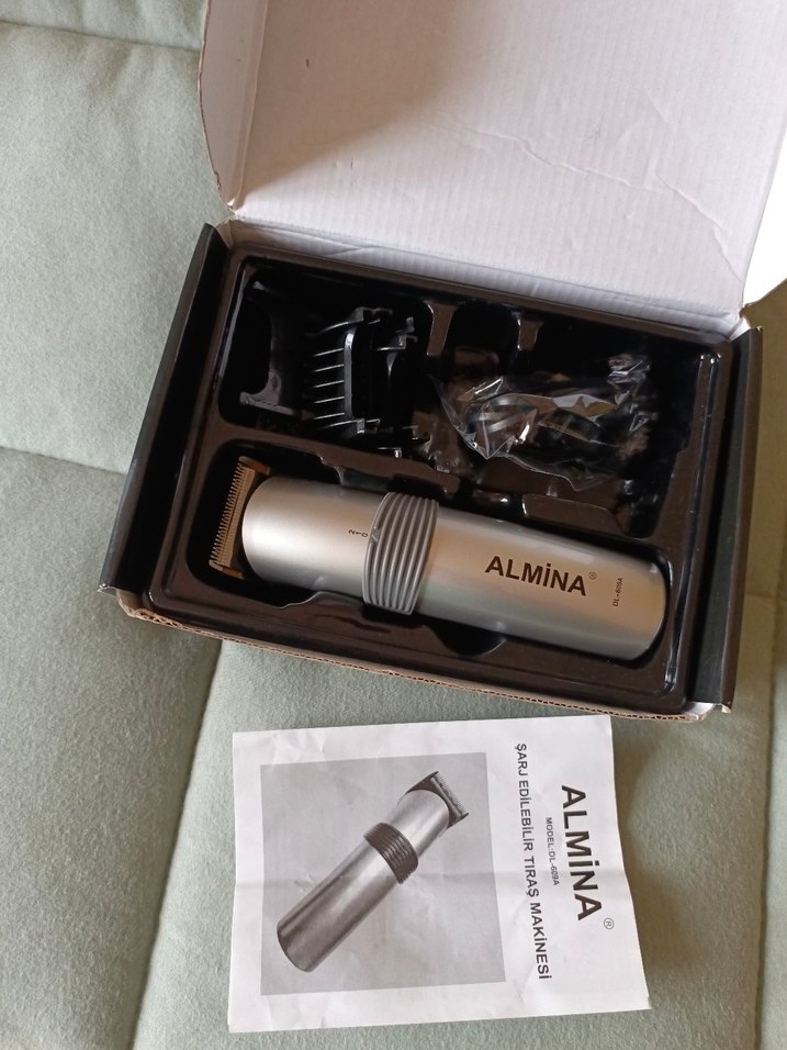 Gri Almina DL-609A Saç Sakal Kesme Makinesi - Görsel 5