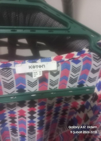 Renkli Bohem Uzun Kollu Hamile Tunik - Görsel 2