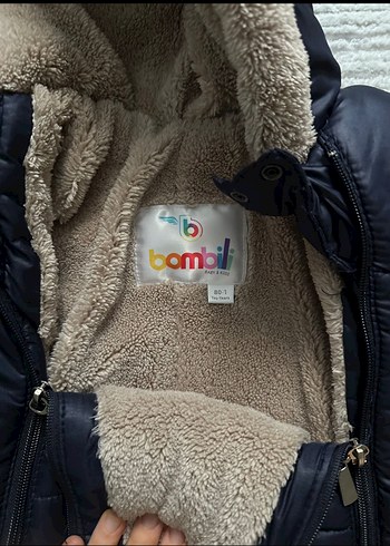 Kürklü Kapüşonlu Erkek Bebek Kar Tulumu - Görsel 2