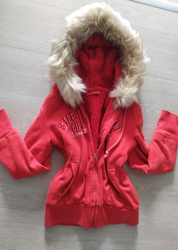 American Vintage Fitted Baddie Furry Zip Up Y2k Hoodie Kapusonlu Kurk 00s Grunge