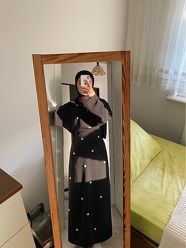 l Beden siyah Renk siyah modest abiye