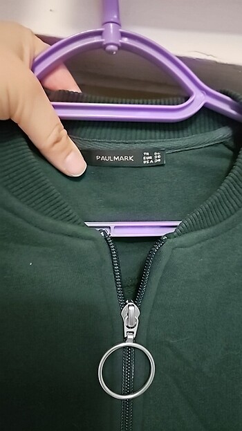 36 Beden yeşil Renk Tertemiz fermarli sweat