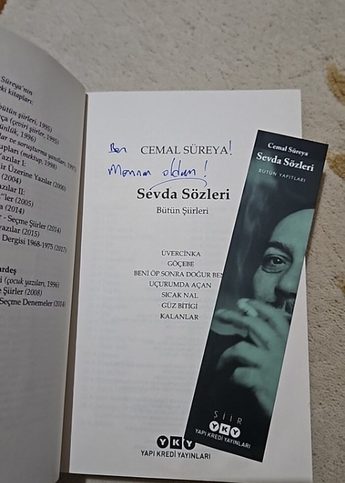 Cemal Süreya  sevda sözleri - Görsel 3