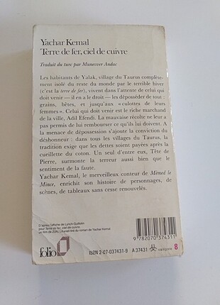 Terre De Fer, Ciel De Cuivre (Fransızca Kitap)
