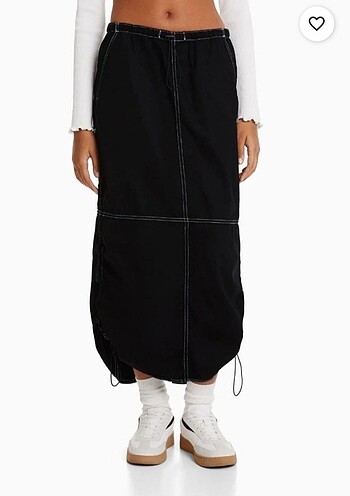 bershka kargo etek