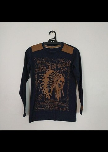 Erkek Gri Örgü Uzun Kollu Triko Kazak 8/9 yaş - Görsel 5