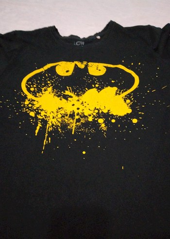 Siyah Uzun Kollu Erkek Tişört Batman Baskılı - Görsel 3