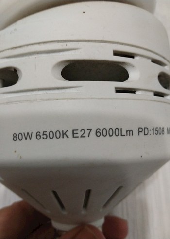 Beyaz Spiral Tasarımlı Ampul - Görsel 4