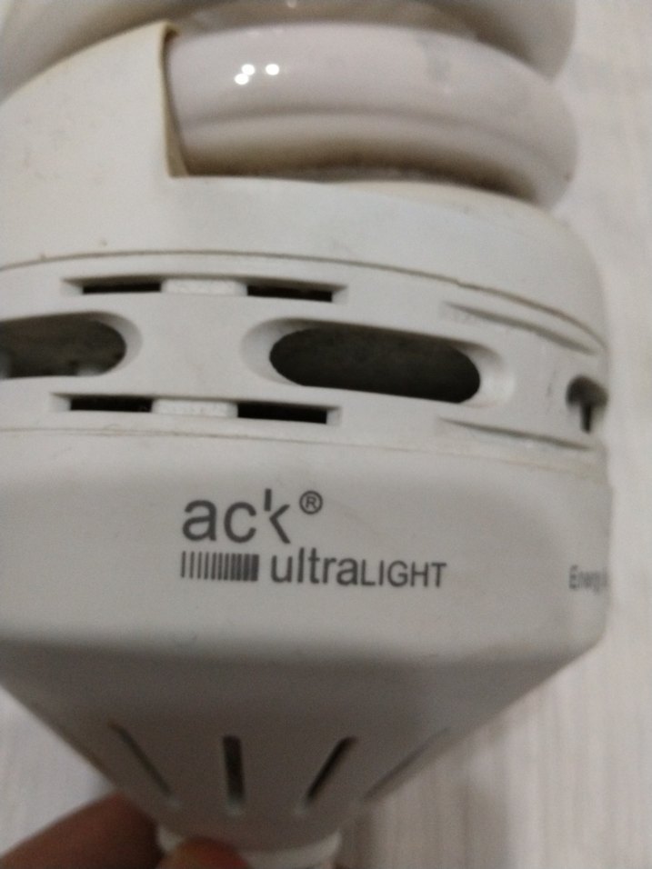 Beyaz Spiral Tasarımlı Ampul - Görsel 2