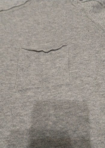 Pull&Bear Gri Erkek Street Wear Rozeti - Görsel 5