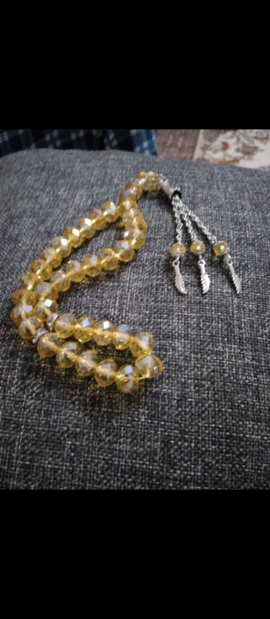 Sarı Bohem Erkek Tesbih - Görsel 2